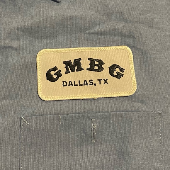 Men’s Red Kap Gas Monkey Bar N’ Grill GMBG Dallas, TX Shop Work Shirt Sz XXL - Picture 2 of 6